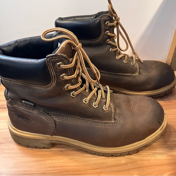 Timberland PRO Women's Direct Attach 6 Inch Steel Toe Waterproof Work Boots - Picture 4 of 13